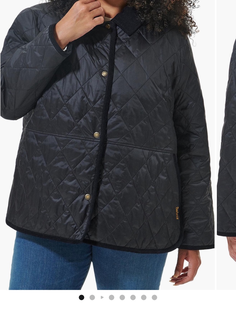 Barbour Clydebank  Black Quilted Puffer Jacket